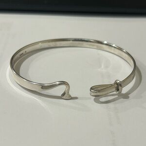 Georg Jensen Viviana Torun Sterling Silver Bangle Bracelet 204 7 Inches 16 Grams